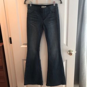 Free People pull on kick flare jeans